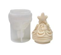 Christmas Tree Shaped Silicone Molds for Soap Plaster Ornaments Christmas Decorations Fondant Silicone Molds Holiday Party Decoration