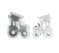 Christmas Tree Shaped Vehicle Fragrances Mold Christmas Tree Truck Silicone Car Perfumes Mold For Pleasant Driving