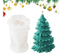 Christmas Tree Shapes for Crafts, Christmas Tree Casting Making Mould - Tree Shaped Craft Mould - Silicone Craft Mould, Resin Making Moulds for Candle Soap Making