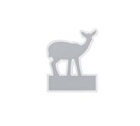 Christmas Tree Silicone Mold Handmade Standing Elk Decoration Crafting Tool Double Hole Holder Base Christmas Desktop Decoration Mold