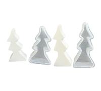 Christmas Tree Silicone Molds for Epoxy Resin Handmade Soap Christmas Tree Shape Chocolate Fondant Baking Supplies