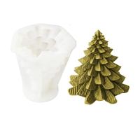 Christmas Tree - Silicone Mould for Making 3D, Soap Making, Resin Casting, or Plaster Art | Reusable Craft Mould in Tree Shape for Decoration