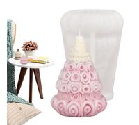 Christmas Tree Silicone Mould - Heat Resistant Silicone Mold S/L | Oven Microwave and Fridge Compatible | Chocolate Cake and Candy Making Mould | Re-use