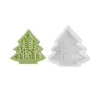 Christmas Tree Silicone Mould - Soft Non-Stick Mould | Silicone Mould for Christmas | For Adults Children Festive Table Decoration Food Kitchen Small Items Candles
