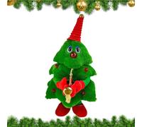Christmas Tree Singing Toy | Electric Talking And Dancing Christmas Tree | Cute Decoration for Fireplace Living Room Apartment Bedroom Shelf | Birthday Holiday
