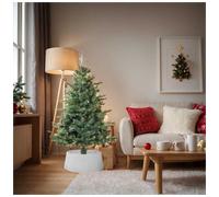 Christmas tree skirt White 65x23 cm Polypropylene Woven QuickFit Assembly Collar