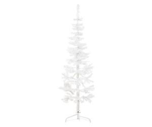 Christmas Tree Slim Artificial Half Stand 246 Tips 48 x 48 x 180 cm White
