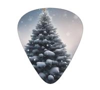 Christmas Tree Snow Guitar Picks Set-Premium Abs Material,Various Thicknesses-Enhance Your Playing Experience