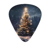 Christmas Tree Snow Guitar Picks Set-Premium Abs Material,Various Thicknesses-Enhance Your Playing Experience