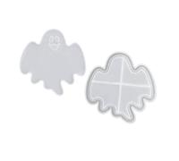 Christmas Tree Snowflake Cup Mat Mold Halloween Skull Pumpkin Resin Skull Pumpkin Tree Snowflake Cup Resin