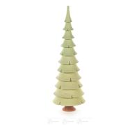 Christmas Tree Solid Wood Light Green H=Approx 21 cm NEW Ore Mountains