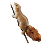 Christmas Tree Squirrel Ornament, Woodlands Animal Holiday Decoration Figurine With Hanging Pendant For Festive Home Office Décor(large)