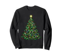 Christmas Tree Stained Glass Cathedral Christmas Sweatshirt