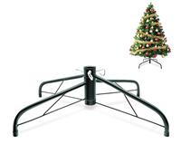 Christmas Tree Stand 50 cm - Extra Large Xmas Tree Stand with 3.2 cm Drill Hole - Heavy Duty Christmas Tree Holder for Artificial Trees up to 210 cm