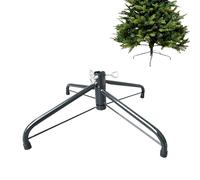 Christmas Tree Stand for Artificial Trees Holder 40cm Metal Base Heavy Duty Foldable Height Extender Legs with Adjustable Screws Sturdy Bracket for 4ft,5ft,6ft Green