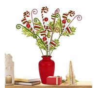 Christmas Tree Sticks 5pcs Glitter Decorations