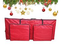 Christmas Tree Storage Bag - Christmas Tree Container Large Tote - Double-Zipper Organizer with Handles for Garage College Dorm Winter Holiday Camping Moving