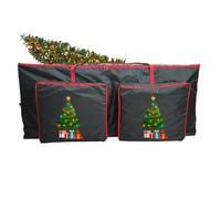 Christmas Tree Storage Bag, Space Saving, 122x38x51cm, Christmas Garland Storage, Ornament Repository Bag, Easy Transport, For Wreaths, Garlands, And Ornaments