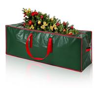 Christmas Tree Storage Bag,Stores 7.5ft Foot Artificial Xmas Holiday Tree - 122x50x38cm,Heavy-Duty,Waterproof,Wide Opening,Large Multipurpose Storage Box for Xmas Decorations,Ornaments & Lights