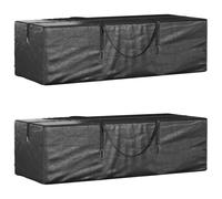 Christmas Tree Storage Bags Xmas Tree Storage Bag Black Polyethylene vidaXL