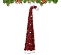 Christmas Tree - Telescopic Propeller Shaped Synthetic Foliage Construction, Artistic Presentation Of The Holiday Centerpiece, Minimal Vertical Configuration, Composition Of