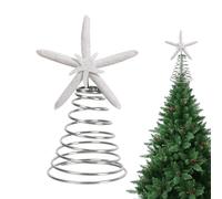 Christmas Tree Top - Festive Decoration, Stella Luminosa | Decorative Tree Tip, Elegant Design, Integrated LED Light, Easy to Install, Ideal for Indoor Environments, and Reusable for One Year