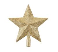 Christmas Tree Topper 15cm Star Tree Topper Glitter Golden Powder Multi-Colors Strong Bright Color Scene Layout Reusable Five-Pointed Star Decoration Star Treetop