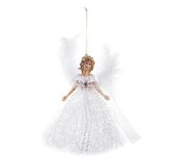 Christmas Tree Topper - 22 cm Angel Tree Topper for Christmas Tree, Christmas Decoration and Home Decoration