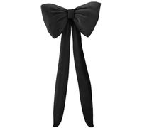 Christmas Tree Topper Bow 40 Inch Extra Large Black Christmas Tree Bows for Wall Backdrop Birthday Party Decoration