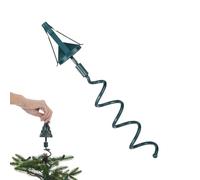 Christmas Tree Topper Holder, Twist on Tree Topper Stabilizer, Stable Support with Adjustable Attachment for Stabilizing and Supporting Treetop Ornaments