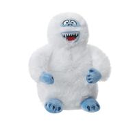 Christmas Tree Topper Novelty Snowman Monster Hugger with Smiling Plush Christmas Tree Ornaments Decorations New Year's Day Gift (White, 2Pcs)