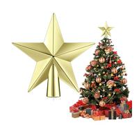Christmas Tree Topper, Small Christmas Tree Decoration Treetop, Glitter Star Mini Christmas Tree Topper, for Christmas Tree Ornaments, DIY Crafts Holiday Decoration (A)