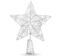 Christmas Tree Topper Star - Tree Topper & Christmas Tree Topper for Christmas Tree & Christmas Tree for Christmas (Silver)