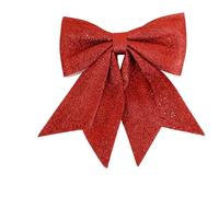 Christmas Tree Toppers Decorations XmasTree Bowknot Pendant Ornaments For Home Decor Navidad New Year Party Supplies Christmas Bowknot