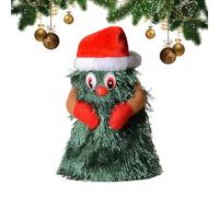 Christmas Tree Toy | Dancing Decor Christmas Tree with Music,Figurines Ornaments Plush for Outdoor Tabletop Toddler Kids Baby