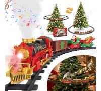 Christmas Tree Train Electric Set, Christmas Train with Music and Spray, Train Around Christmas Tree, Railway Children Electric with Rails, Train for Christmas Tree, Floating Christmas Train for