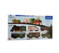 Christmas Tree Train Set Decoration Green & Red - 128cm