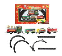 Christmas Tree Train Set Electric Track Set Festive Game | Small Kids Trains Christmas Toys for Festive Kids Families Christmas Santa Holiday Party Festival Activities Gathering Home
