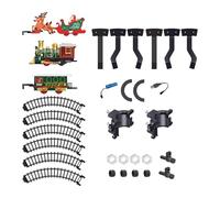 Christmas Tree Train Set - Loaded Toy With Tracks | Set of Train Around the Christmas Tree with Light and Music | for Children from 3 Years to Home Play in Rooms and Decoration on