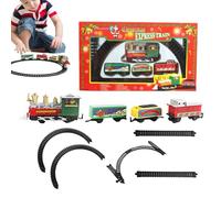 Christmas Tree Train Set with Track | Creative Christmas Trains for Kids - Electric Home Ornament Games for Festivals, Kids Playtime Activities, Party Decorations, Fun Items for Girls and Boys