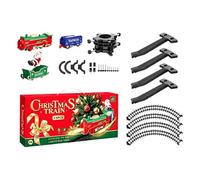 Christmas Tree Train with Light Santa Claus Small Interactive Toys | Kids Holiday Train Play Around Tree for Boys Girls Kids Daily Preschool Classroom Playroom Daycare