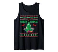 Christmas Tree Training Reindeer Tank Top