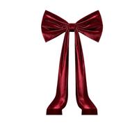 Christmas Tree Velvet Bows 6ft Giant Aesthetic | Christmas tree bows decorative tree topper for indoor outdoor home living room bedroom front door country house