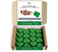Christmas Tree Wax Melts: Heart Shape, Vegan & Pet Friendly, Pine Wax Melts Candle Alternative