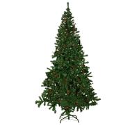 Christmas Tree with 28 pcs Pine Cones Xmas Holiday Decoration 210 cm Green
