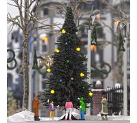 Christmas tree with baubles and lights HO/OO Gauge Busch 5413