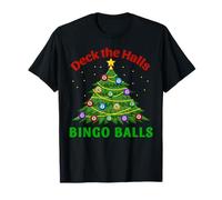 Christmas tree with bingo baubles T-Shirt