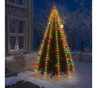 vidaXL Christmas Tree Net Lights with 300 LEDs Colourful 300 cm, Multi