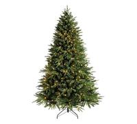 Christmas Tree with Lights, Dense Foliage, Realistic Effect, Metal Base, Easy Assembly(120cm/47in)