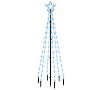 Christmas Tree with Spike Xmas Lighted Tree Decor LED Christmas Display vidaXL